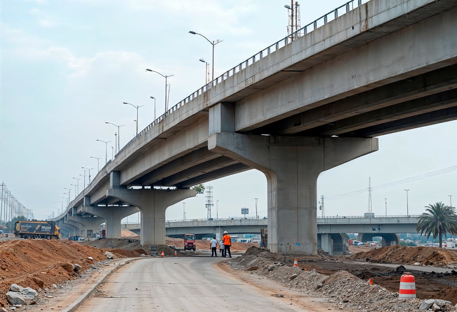Road construction infrastructure